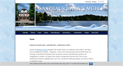 Desktop Screenshot of hahnsmuehle.de